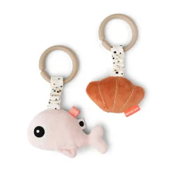 Done by Deer Barnevognskæder & -Legetøj|Cozy Loungers>Aktivitetsophæng 2 stk. - Wally - Pudder