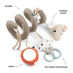 Done by Deer Barnevognskæder & -Legetøj|Aktivitetslegetøj>Aktivitetsspiral - Happy clouds - Sand