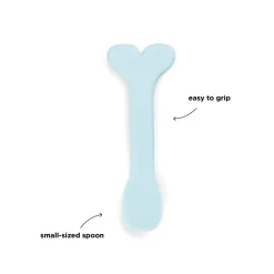 Done by Deer Bestik|Service>Babyske i silikone 3-pak - Wally - Blå