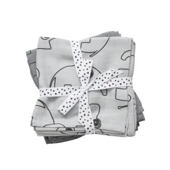 Done by Deer Stofbleer & Svøb>Babysvøb 2 stk. - Contour - Grå