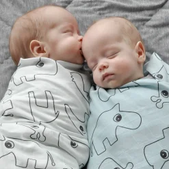 Done by Deer Stofbleer & Svøb>Babysvøb 2 stk. - Contour - Grå