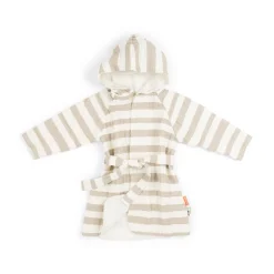 Done by Deer Bad Tid & Indretning>Badekåbe 1-2 år - Stripes - Sand