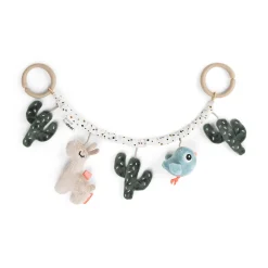 Done by Deer Barnevognskæder & -Legetøj|Cozy Loungers>Barnevognskæde - Lalee - Sand