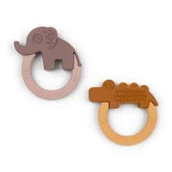 Done by Deer Bideringe Og Rangler>Bidering 2 stk. - Deer friends - Mustard/Pudder