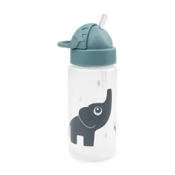 Done by Deer Drikkeflasker|Flasker & Kopper>Drikkedunk m/sugerør - Elphee - - 350 ml Blå