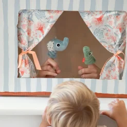 Done by Deer Aktivitetslegetøj>Fingerdukke sæt 3 stk. - Deer friends - Farvemix