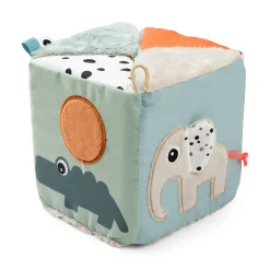 Done by Deer Aktivitetslegetøj>Folde-ud sanseterning - Deer friends - Farvemix