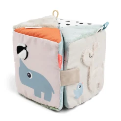 Done by Deer Aktivitetslegetøj>Folde-ud sanseterning - Deer friends - Farvemix