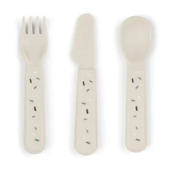 Done by Deer Bestik|Service>Foodie bestiksæt - Confetti - Sand