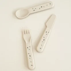 Done by Deer Bestik|Service>Foodie bestiksæt - Confetti - Sand