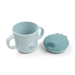 Done by Deer Spisesæt|Service>Foodie første spisesæt m/sugekop - Elphee - Blå