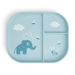 Done by Deer Service>Foodie inddelt tallerken - Elphee - Blå