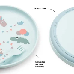 Done by Deer Spisesæt|Service>Foodie spisesæt - Celebration - Blå