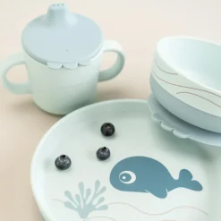 Done by Deer Spisesæt|Service>Foodie spisesæt - Wally - Blå