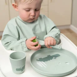 Done by Deer Service|Spisesæt>Foodie tallerken sæt - Croco - Grøn