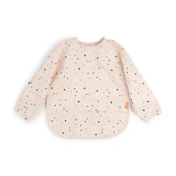 Done by Deer Hagesmække>Hagesmæk m/ærmer og lomme - Happy dots - Pudder