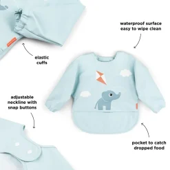 Done by Deer Hagesmække>Hagesmæk m/ærmer og lomme - Playground - Blå