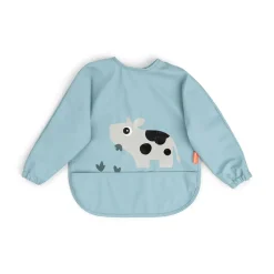 Done by Deer Hagesmække>Hagesmæk m/ærmer og lomme - Tiny farm - Blå