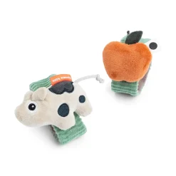 Done by Deer Aktivitetslegetøj>Håndledsranglesæt 2 stk. - Dotti - Grøn