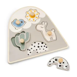 Done by Deer Trælegetøj|Bøger & Puslespil>Knoppuslespil - Lalee - Sand