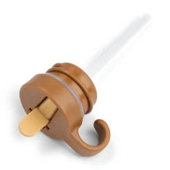 Done by Deer Drikkeflasker|Flasker & Kopper>Låg & sugerør - Metalflaske - Sea friends - Mustard