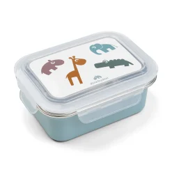 Done by Deer Madkasser>Madkasse i rustfrit stål - Deer friends - Blå