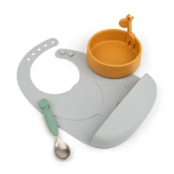 Done by Deer Spisesæt>Peekaboo første spisesæt - Deer friends - Farvemix