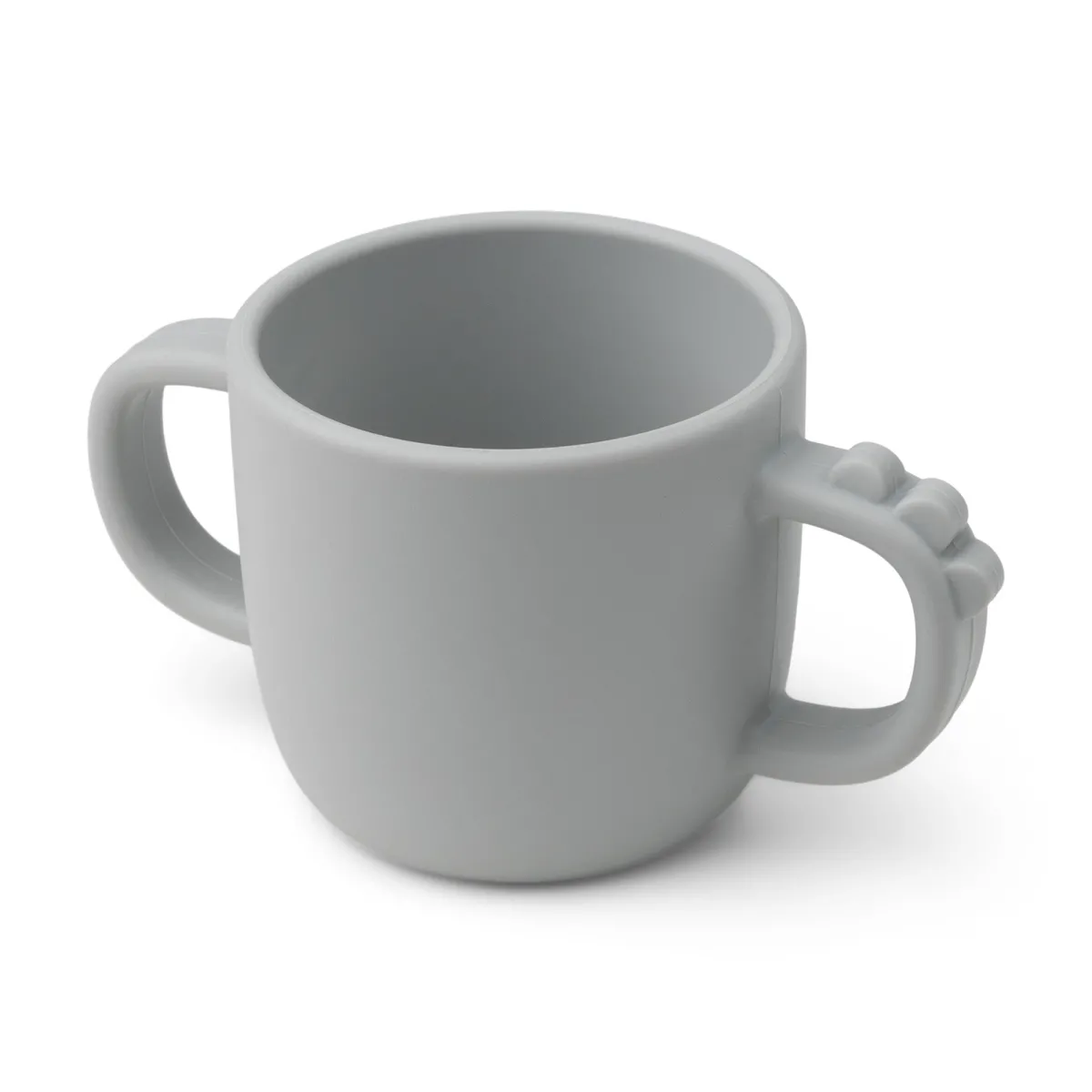 Done by Deer Service|Flasker & Kopper>Peekaboo kop med 2 håndtag - Croco - Grå