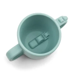 Done by Deer Service|Flasker & Kopper>Peekaboo kop med 2 håndtag - Croco - Blå