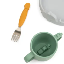 Done by Deer Spisesæt>Peekaboo spisesæt - Deer friends - Farvemix