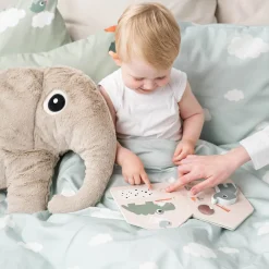 Done by Deer Sengetøj Til Baby>Sengesæt baby - Elphee - Blå