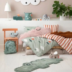 Done by Deer Sengetøj Til Baby>Sengesæt baby - Happy clouds - Grøn