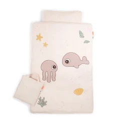 Done by Deer Sengetøj Til Baby>Sengesæt baby - Jelly & Wally - Pudder