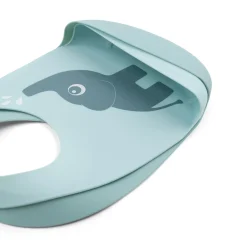 Done by Deer Hagesmække>Silikone hagesmæk 2-pak - Elphee - Blå