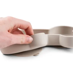 Done by Deer Service>Silikone Stick&Stay snacktallerken - Lalee - Sand