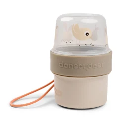 Done by Deer Snack Tid|Madopbevaring>To go 2-way snackbøtte S - Birdee - Sand