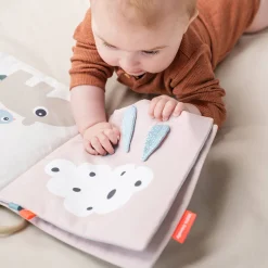 Done by Deer Bøger & Puslespil|Aktivitetslegetøj>Tummy time stofbog - Deer friends - Farvemix