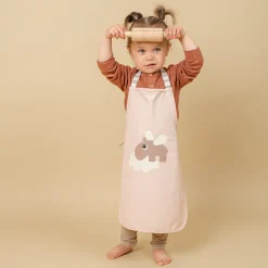 Done by Deer Hagesmække>Vandtæt børneforklæde - Happy Clouds - Pudder